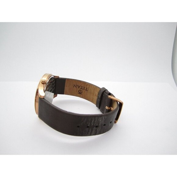 Women's Titan Quartz 50m WR Analog 41mm Dial Causal Round Watch (E594) 9959WAA - Picture 12 of 12